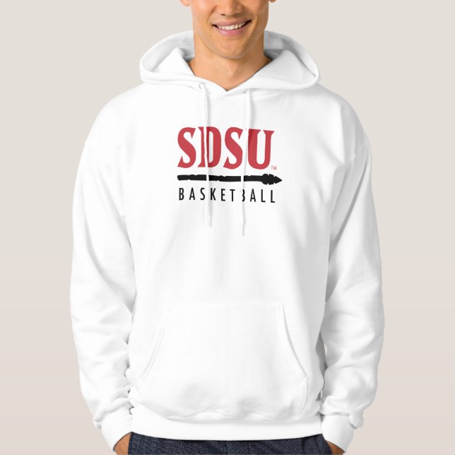 San Diego State University Basketball  Hoodie (Front)