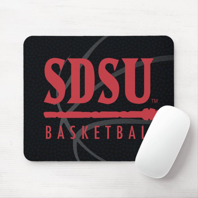 San Diego State University Basketball Mouse Pad (With Mouse)