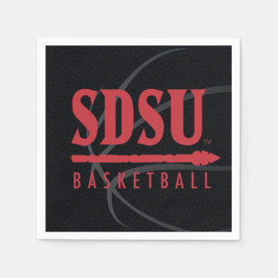 San Diego State University Basketball Napkins