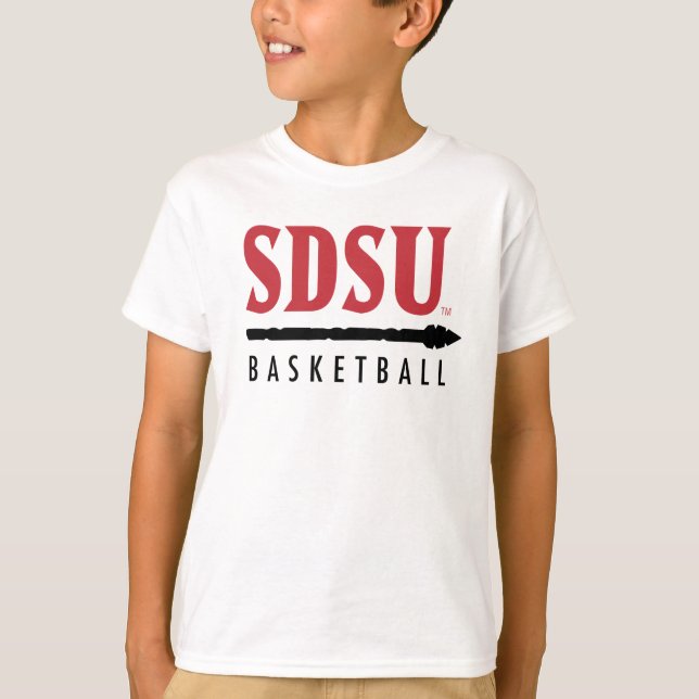 San Diego State University Basketball T-Shirt (Front)