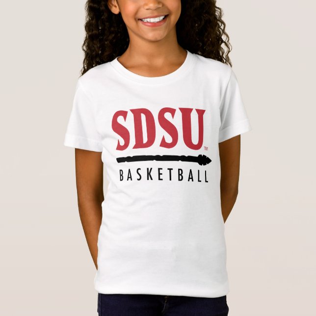 San Diego State University Basketball T-Shirt (Front)