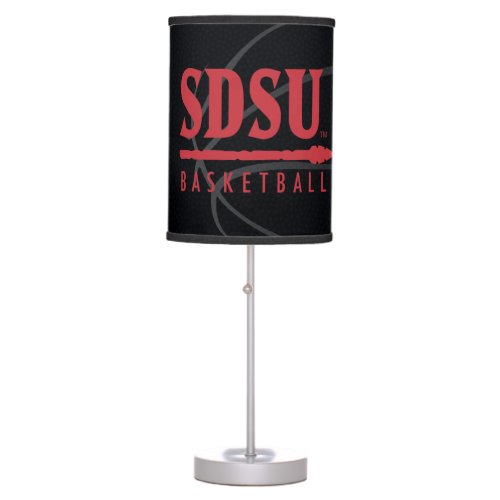 San Diego State University Basketball Table Lamp