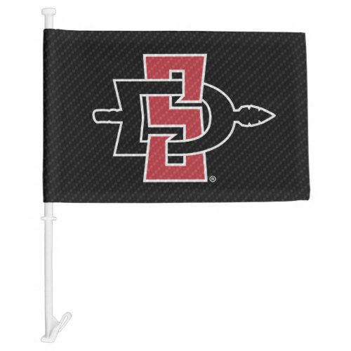 San Diego State University Carbon Fiber Car Flag