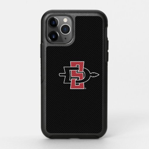 San Diego State University Carbon Fiber OtterBox Symmetry iPhone 11 Pro Case