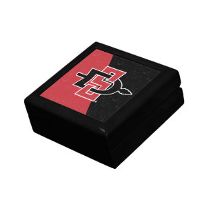 San Diego State University Color Block Distressed Gift Box