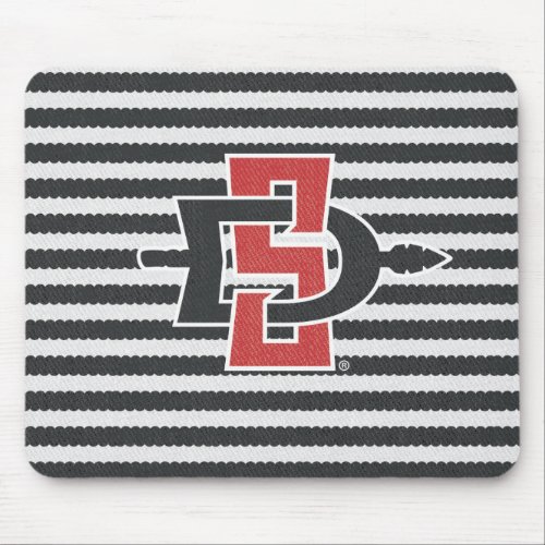 San Diego State University denim casejpg Mouse Pad