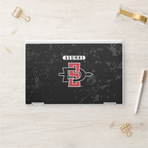 San Diego State University Distressed Alumni HP Laptop Skin