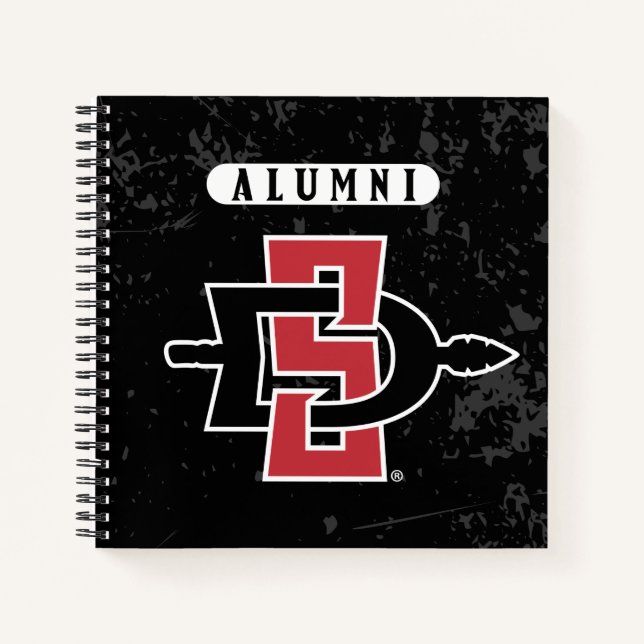 San Diego State University Distressed Alumni Notebook (Front)