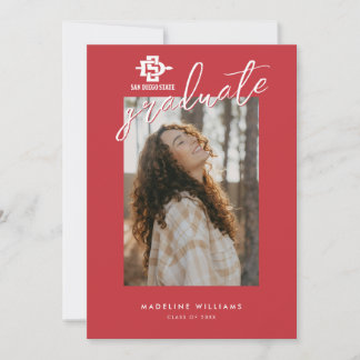San Diego State University Grad Announcement