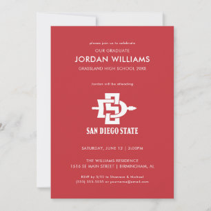 San Diego State University Grad Announcement