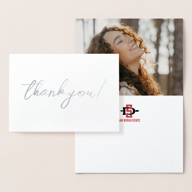 San Diego State University Grad Foil Card (Display)