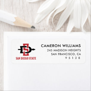 San Diego State University Grad Label