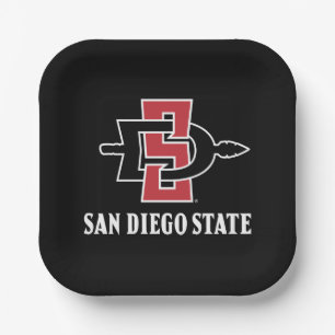 San Diego State University Grad Paper Plates