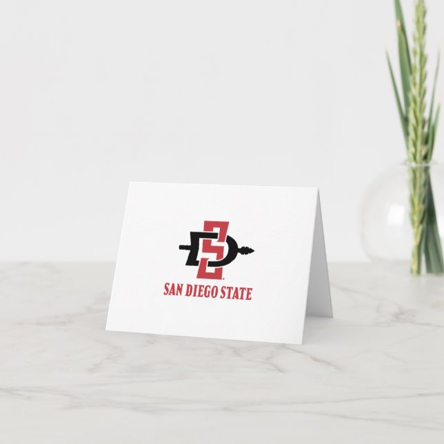 San Diego State University Grad Thank You Card (Front)