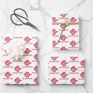 San Diego State University Grad Wrapping Paper Sheets