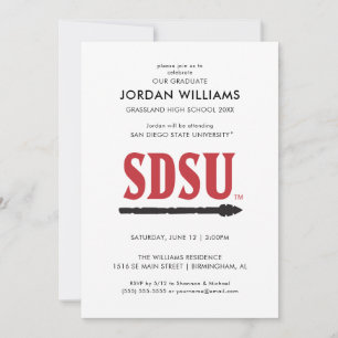 San Diego State University Graduate Announcement