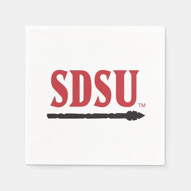 San Diego State University Graduate Napkins (Front)