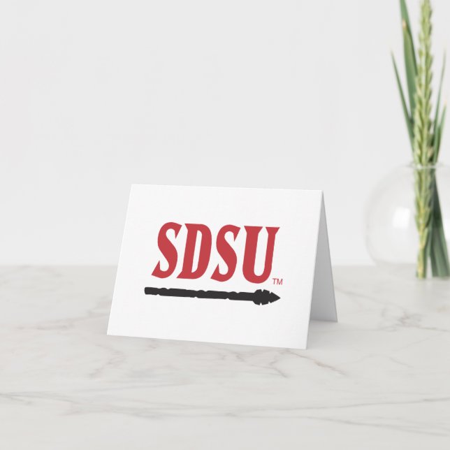 San Diego State University Graduate Thank You Card (Front)