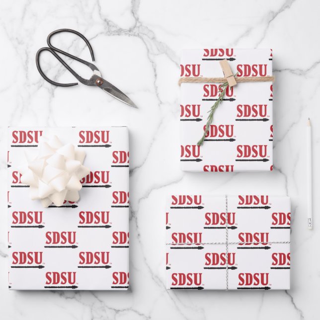 San Diego State University Graduate Wrapping Paper Sheets (Front)