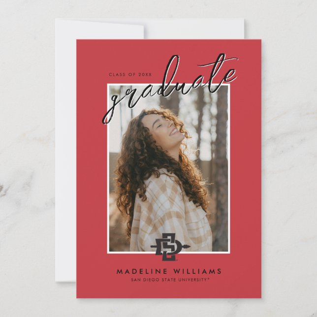 San Diego State University Graduation Design Announcement (Front)