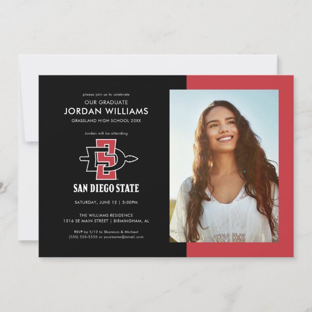 San Diego State University Graduation Design Announcement (Front)