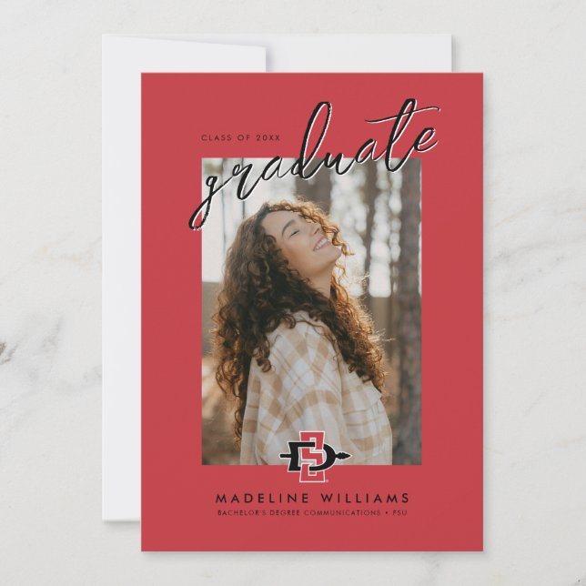 San Diego State University Graduation Design Announcement (Front)