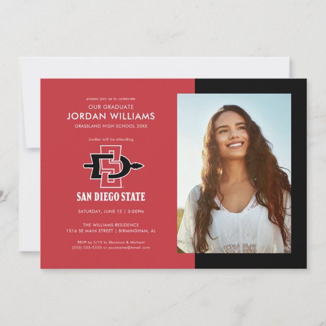 San Diego State University Graduation Design Announcement (Front)