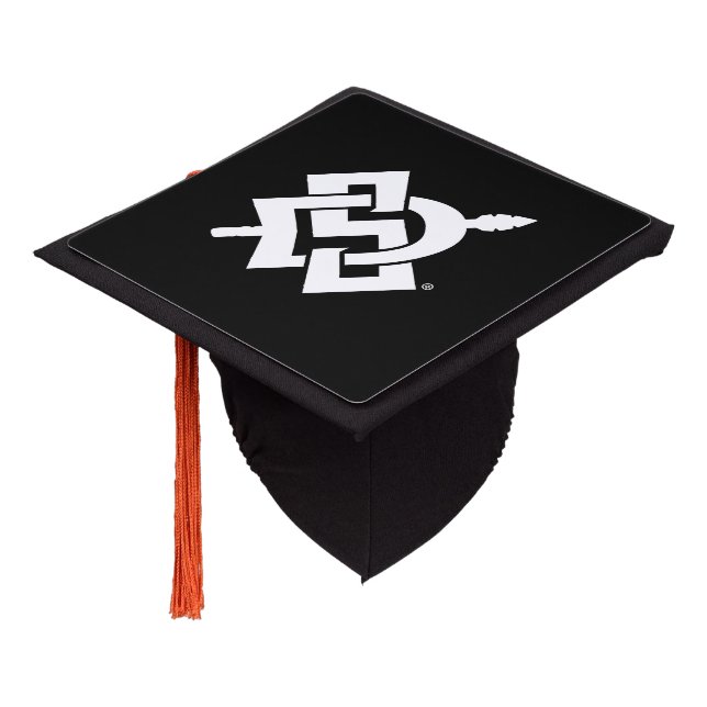 San Diego State University Graduation Design Cap Topper (Angled)