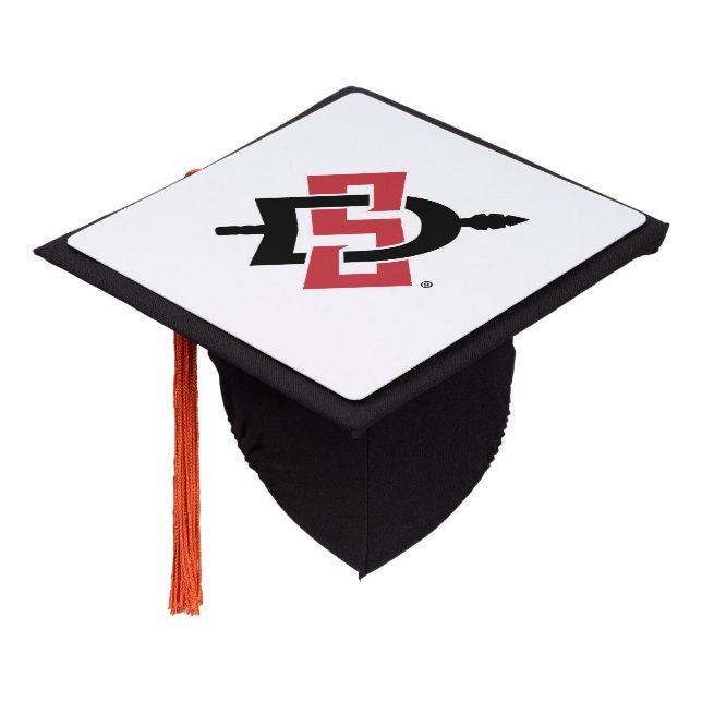 San Diego State University Graduation Design Cap Topper (Angled)