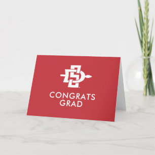 San Diego State University Graduation Design Card
