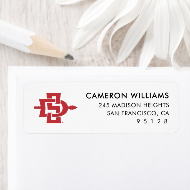 San Diego State University Graduation Design Label (Insitu)