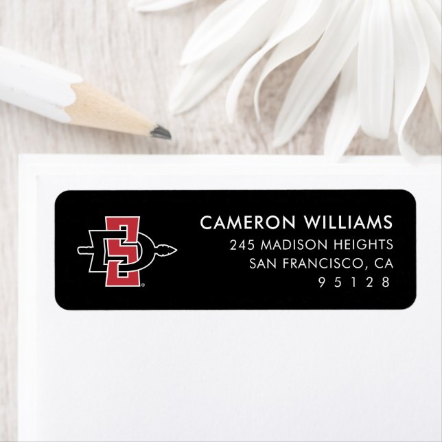San Diego State University Graduation Design Label (Insitu)