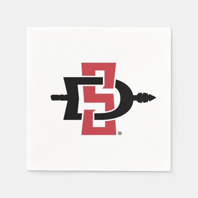 San Diego State University Graduation Design Napkins (Front)