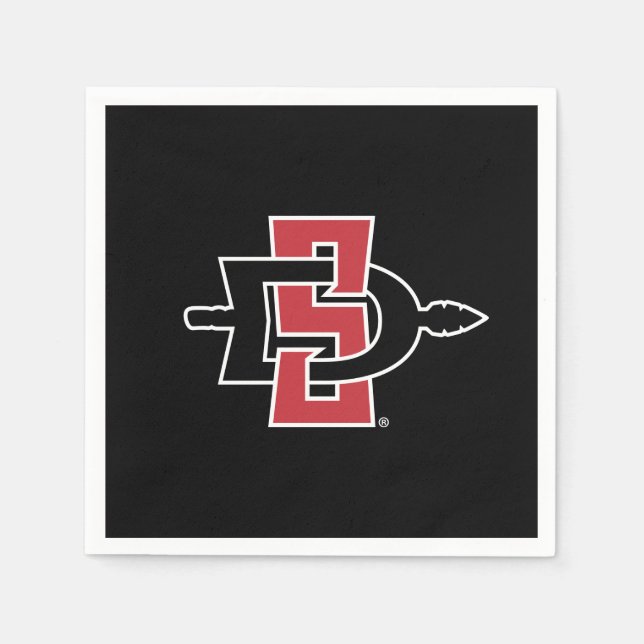 San Diego State University Graduation Design Napkins (Front)