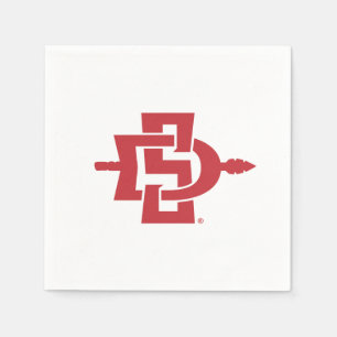 San Diego State University Graduation Design Napkins