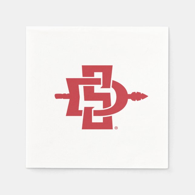 San Diego State University Graduation Design Napkins (Front)