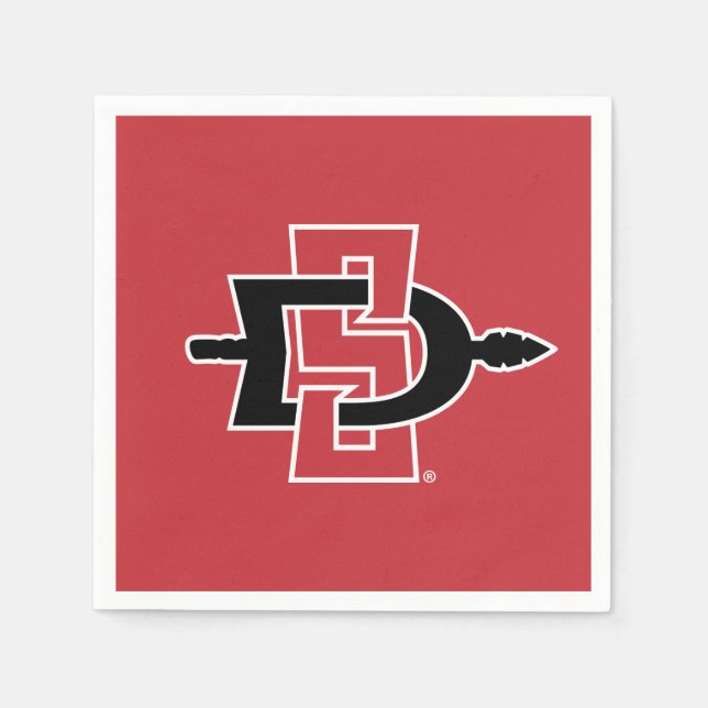 San Diego State University Graduation Design Napkins (Front)