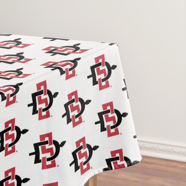 San Diego State University Graduation Design Tablecloth (In Situ)