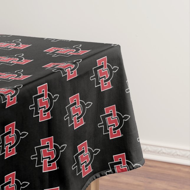San Diego State University Graduation Design Tablecloth (In Situ)
