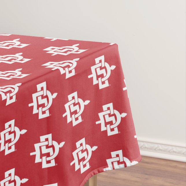 San Diego State University Graduation Design Tablecloth (In Situ)