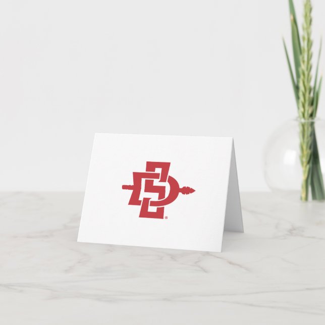 San Diego State University Graduation Design Thank You Card (Front)