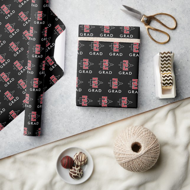 San Diego State University Graduation Design Wrapping Paper (Crafts)