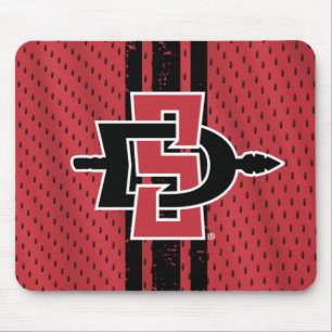San Diego State University Jersey.ai Mouse Pad