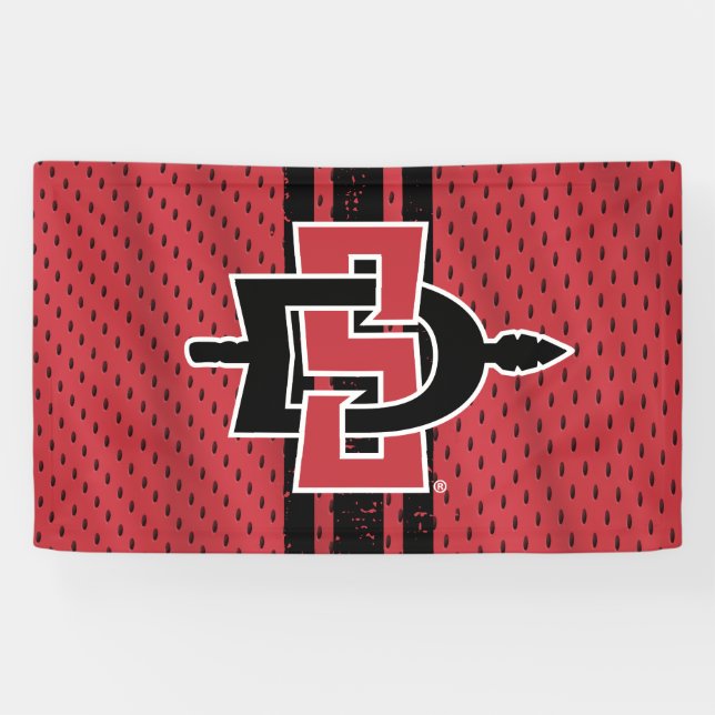 San Diego State University Jersey Banner (Horizontal)