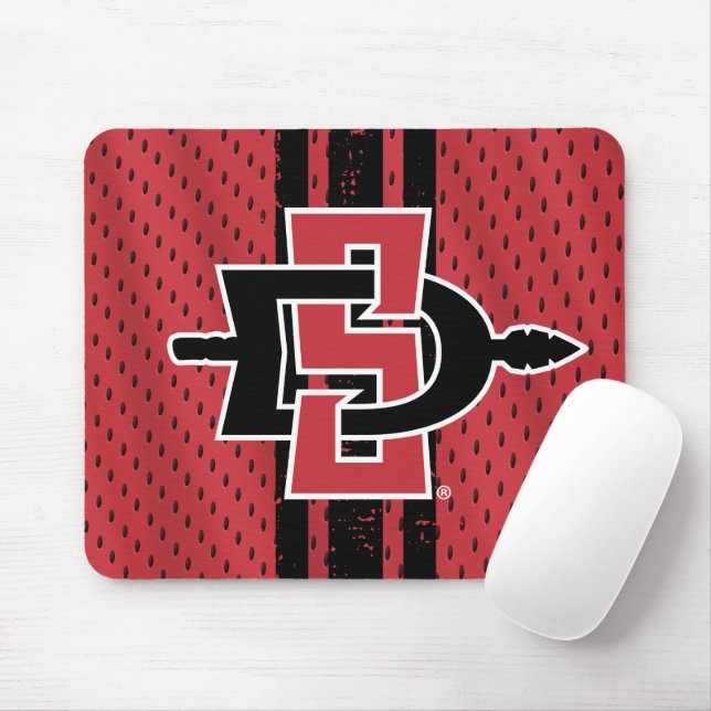 San Diego State University Jersey Mouse Pad (With Mouse)