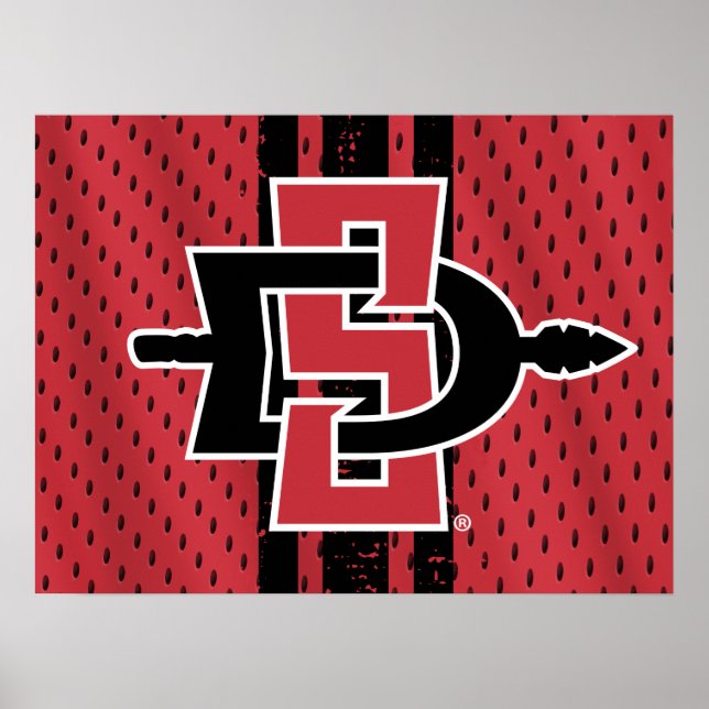San Diego State University Jersey Poster (Front)