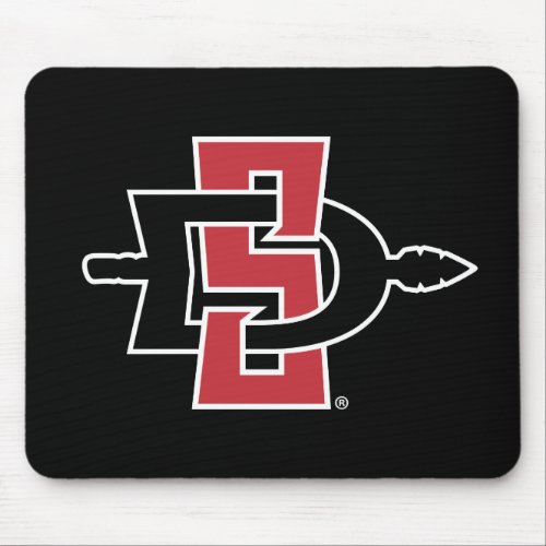 San Diego State University Logo_000000ai Mouse Pad