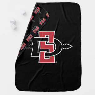 San Diego State University Logo Baby Blanket