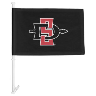 San Diego State University Logo Car Flag