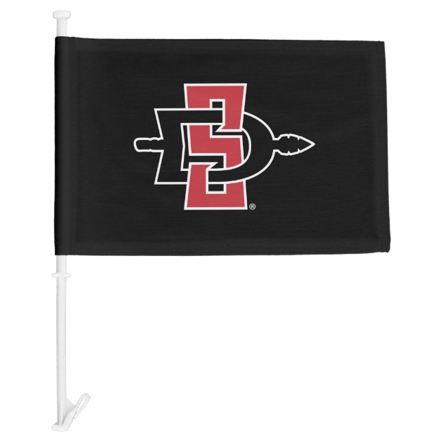 San Diego State University Logo Car Flag (Front)